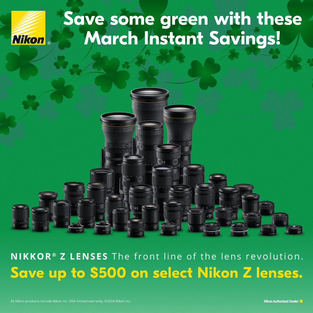 Nikon Z Lenses on March Savings