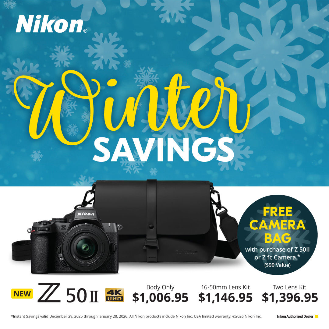 Nikon Nikon Z50II Winter Savings w/Free camera bag