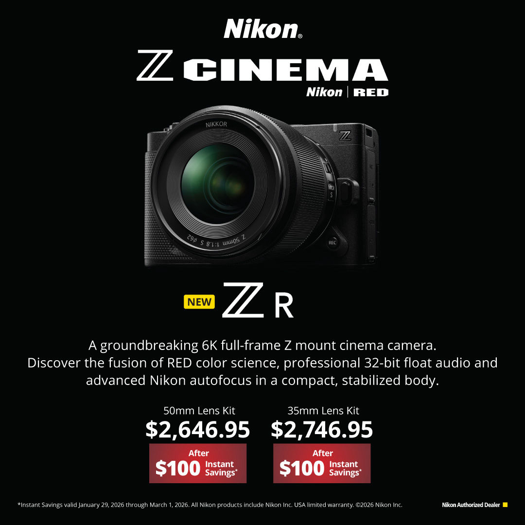 Nikon ZR Red Cinema Camera - Hot Savings at K&R photographics