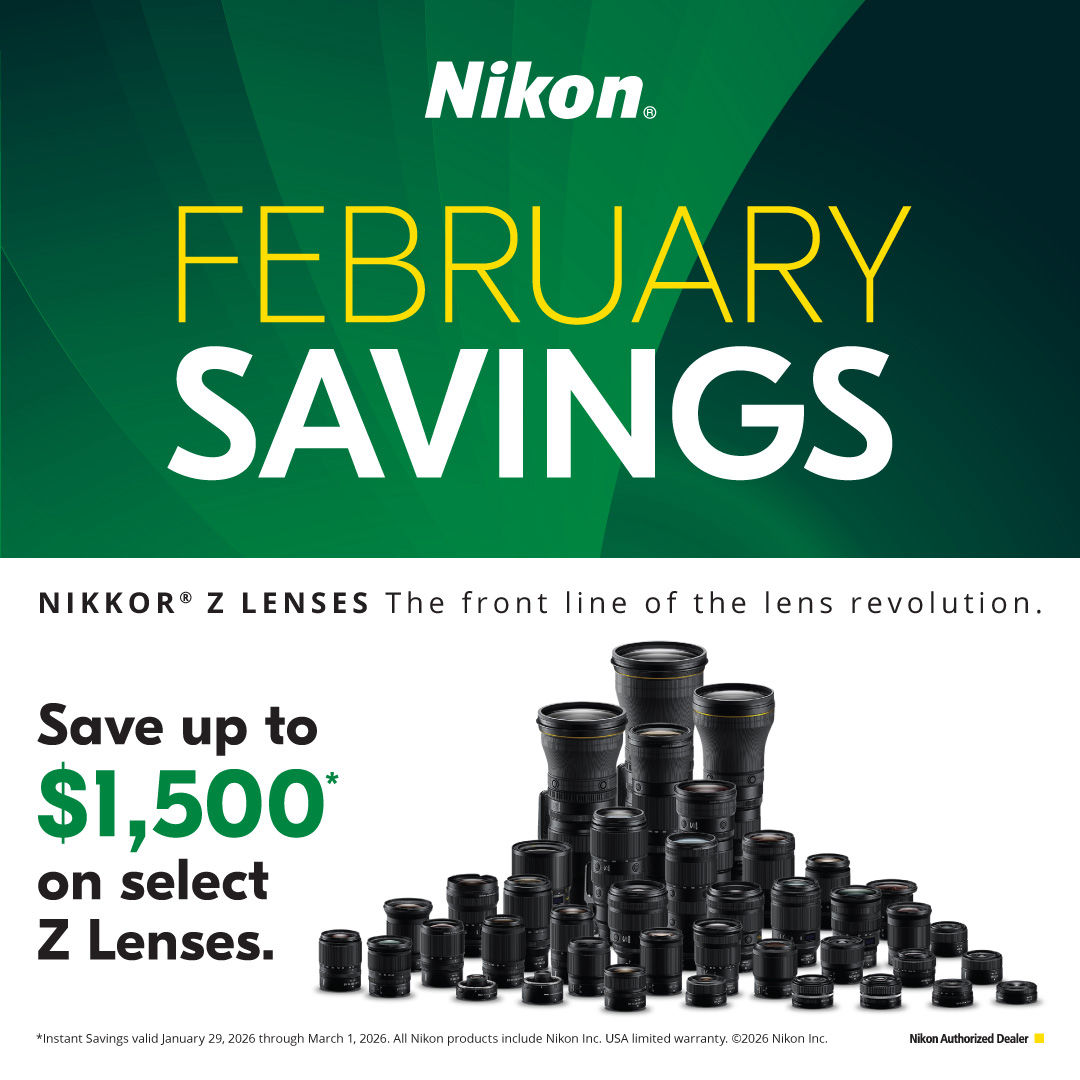 Nikon Z lenses -Save $1500. on Select Z Lenses