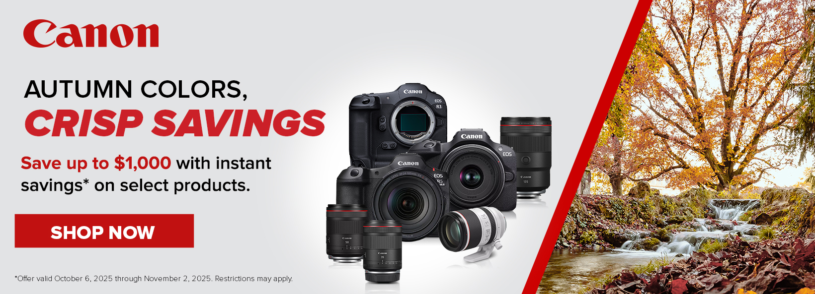 CANON Crisp Savings  Sale at K&R photographics