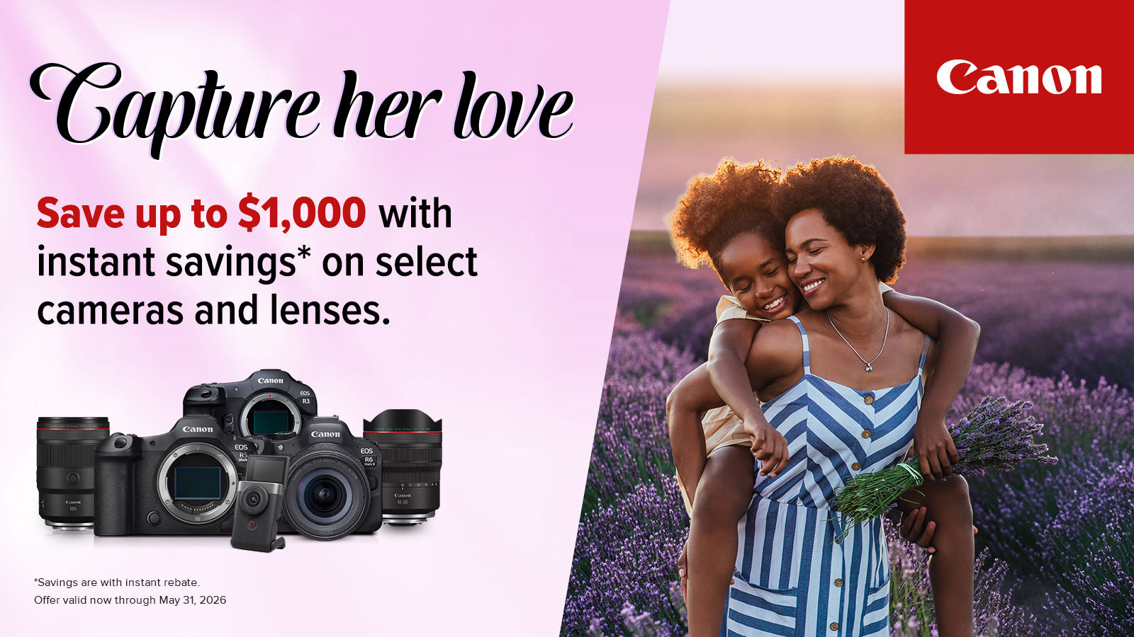 Canon -Capture Her Love at K&R photographics