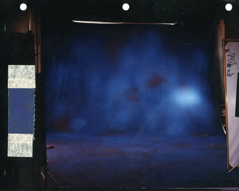Canvas Painted Background Dark Blue #38 8012.