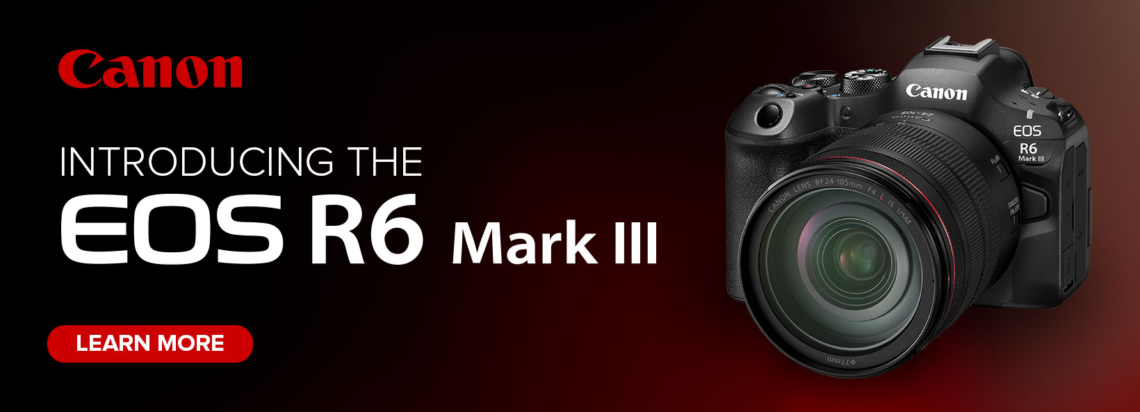 CANON Camera Sales & Rentals.  CANON R6  Mark III, Master the Moment