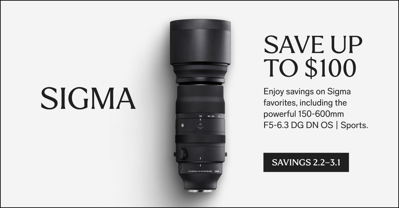 Sigma lens New Spring Savings