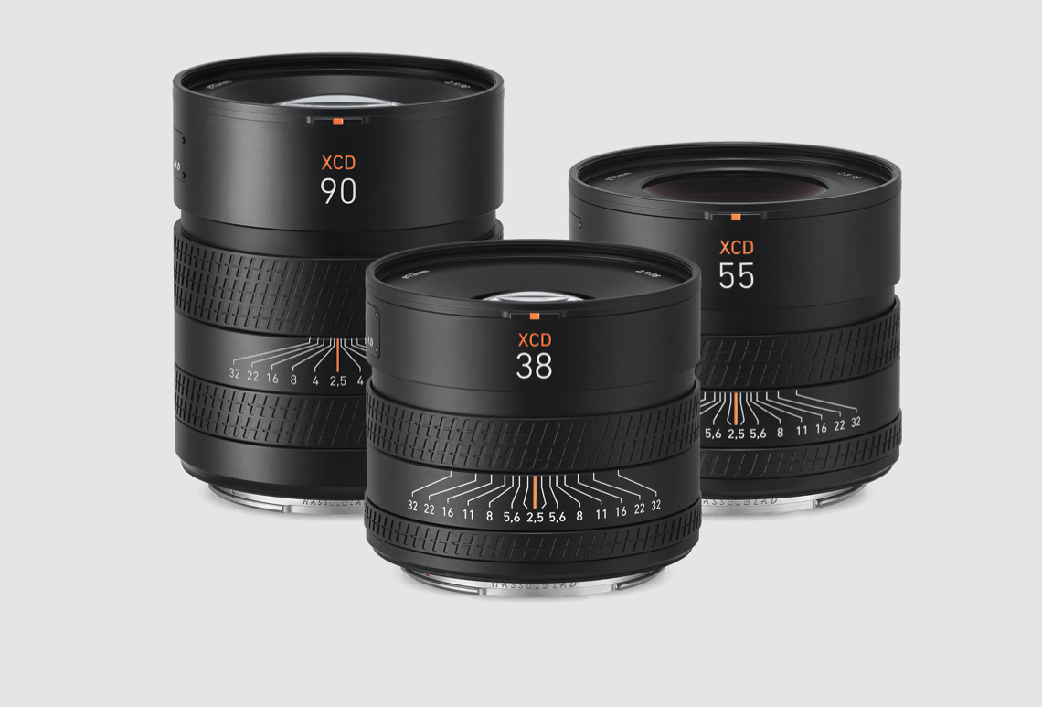 Hasselblad 3 New X Lenses, XCD 38MM, XCD 90MM V, XCD 55MM