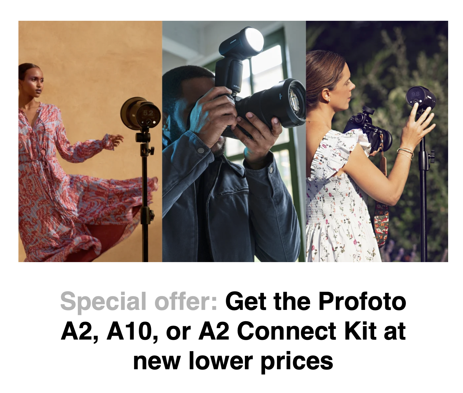 Profoto A2, A10, A1, A Kits @ lower price