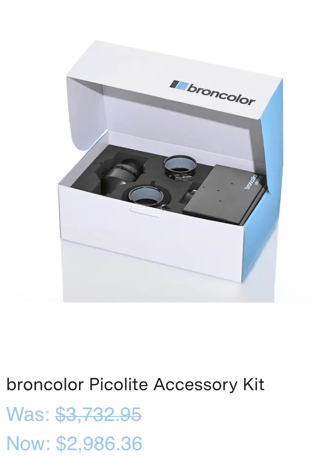 Broncolor Picolite Accessory Kit Deal