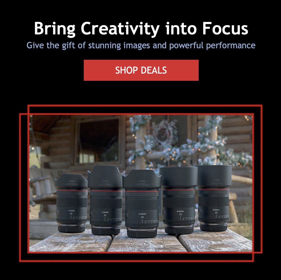 Canon lenses for Black Friday
