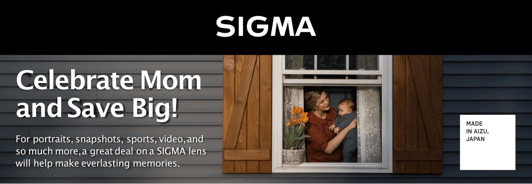 Sigma Celebrate Mom and Save Big at K&R photographics